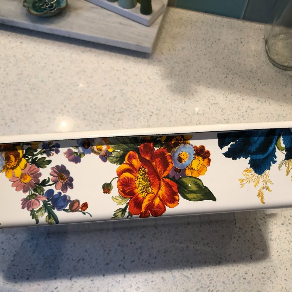 MACKENZIE - CHILDS DISCONTINUED FLOWER MARKET PAN NEW